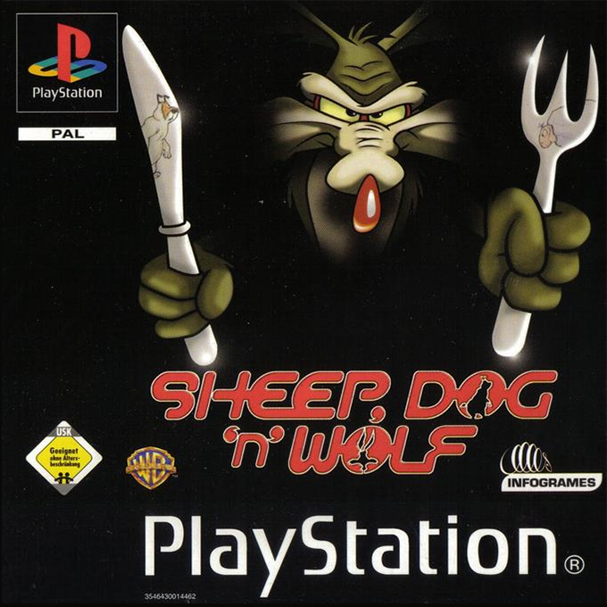 Sheep, Dog 'n' Wolf — box-2D (DE)