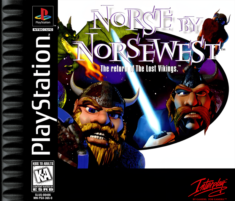 Lost Vikings 2 - Norse by Norsewest box art