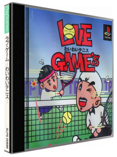 Love Game's - Wai Wai Tennis — box-3D (JP)