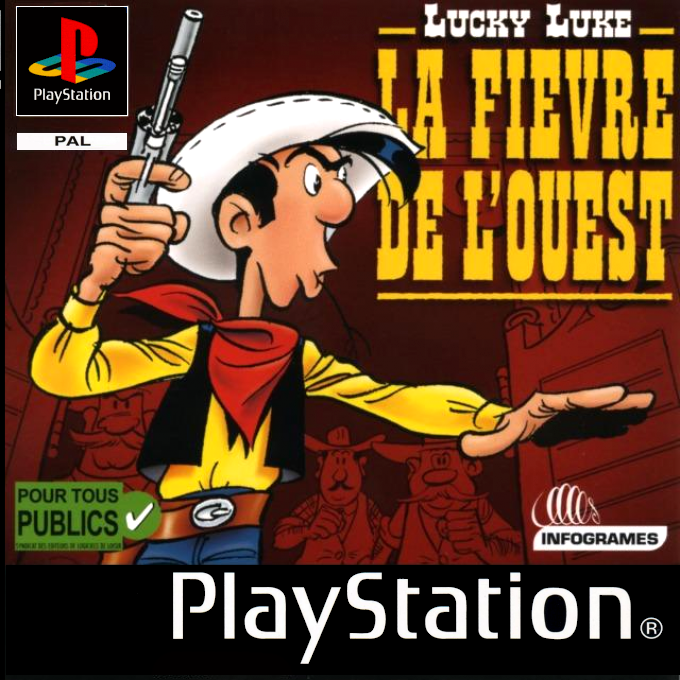 Lucky Luke Western Fever — box-2D (FR)