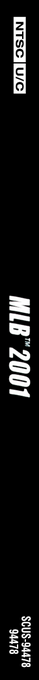 Mlb 2001 — box-2D-side (US)