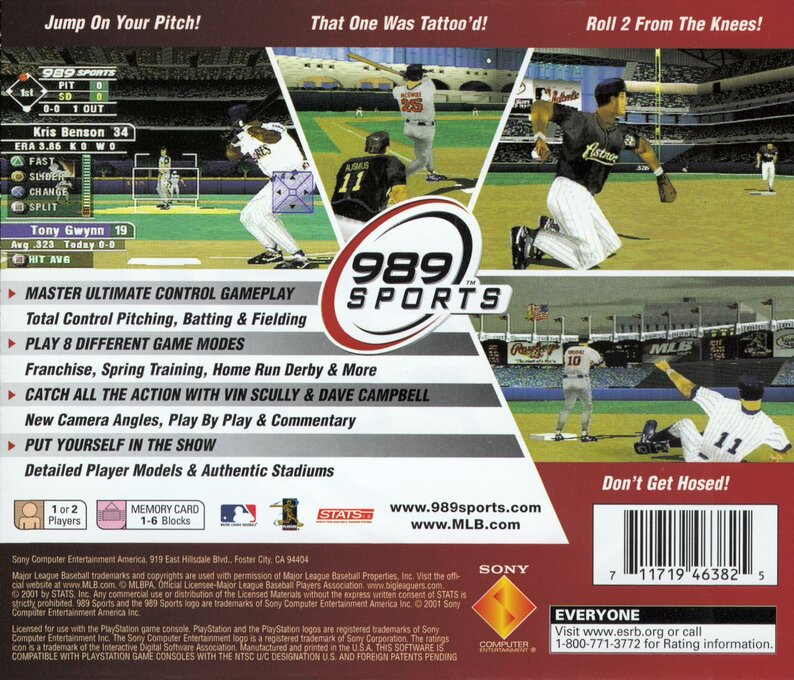 Mlb 2002 — box-2D-back (US)