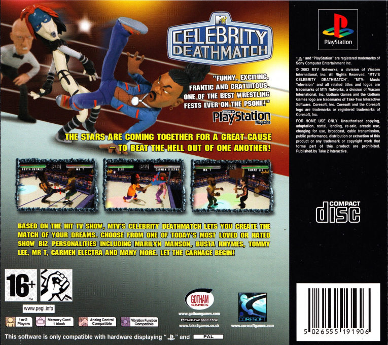 Mtv Celebrity Deathmatch — box-2D-back (EU)