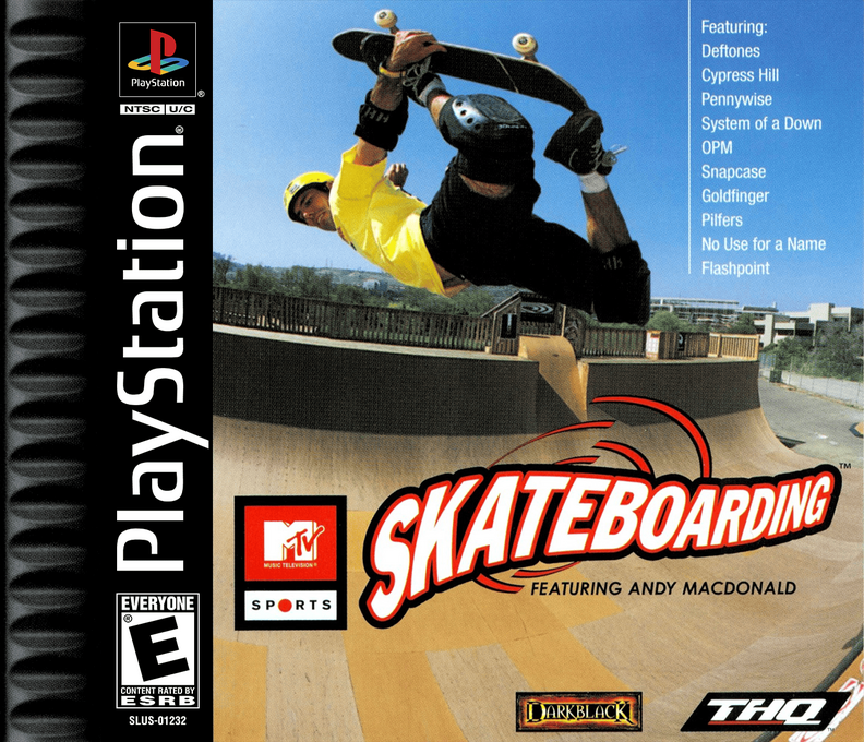Mtv Sports Skateboarding box art