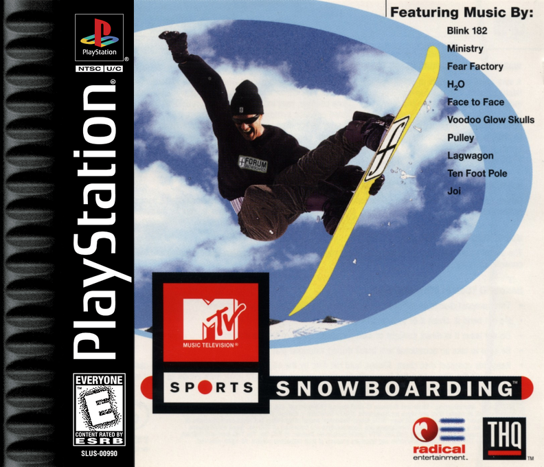 Mtv Sports - Snowboarding box art