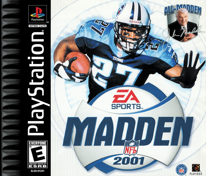 Madden Nfl 2001 box art