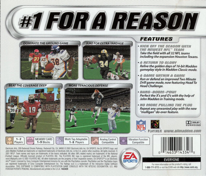 Madden NFL 2002 — box-2D-back (US)