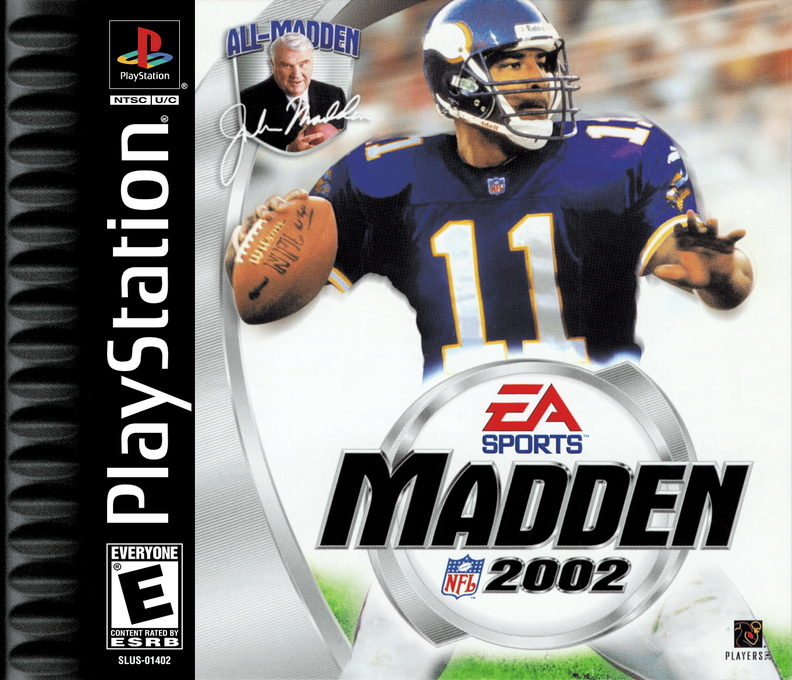Madden NFL 2002 box art