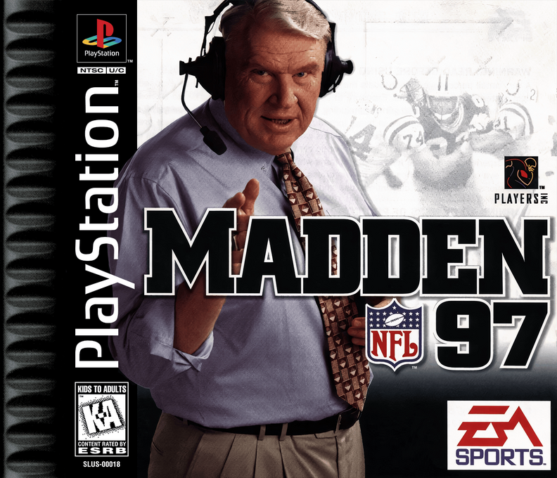 Madden NFL 97 box art