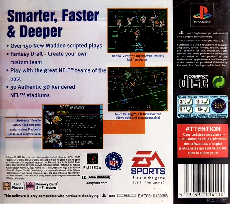Madden NFL 98 — box-2D-back (EU)