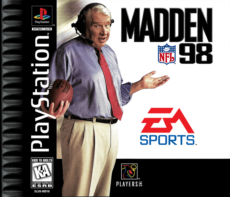 Madden NFL 98 box art