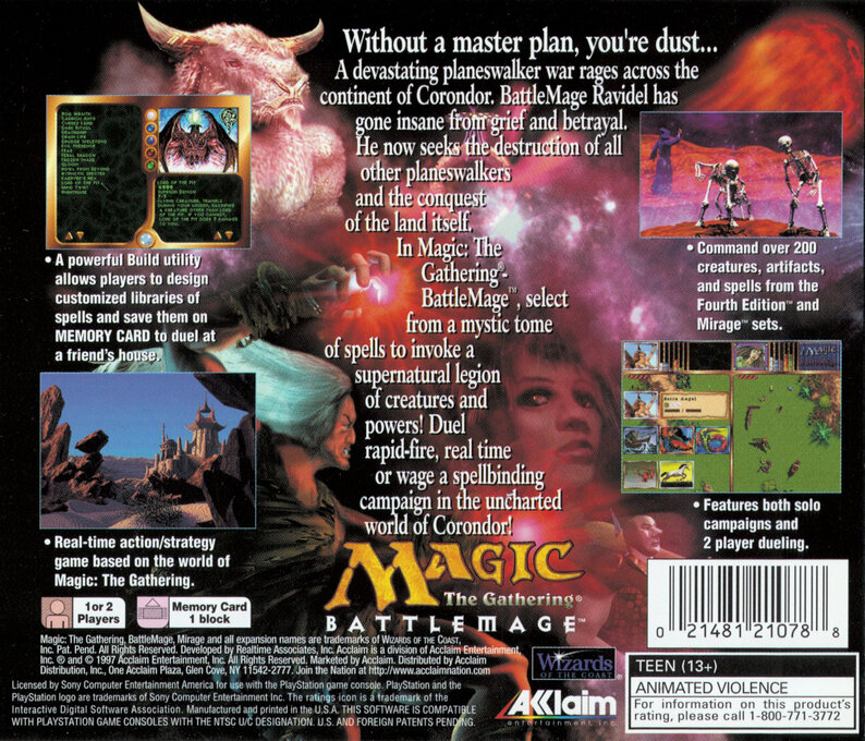 Magic The Gathering - Battlemage — box-2D-back (US)