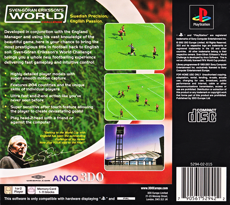 Marcel Desailly Pro Football — box-2D-back (EU)