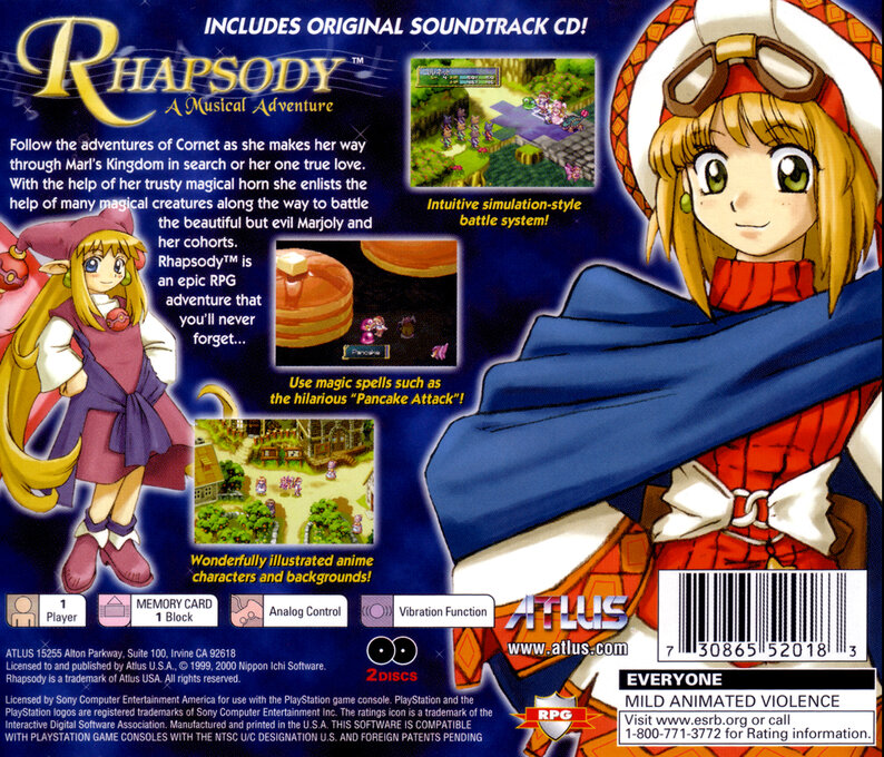 Rhapsody - A Musical Adventure — box-2D-back (US)