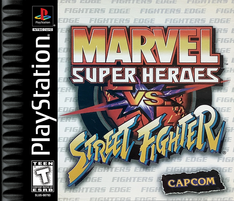 Marvel Super Heroes Vs Street Fighter box art