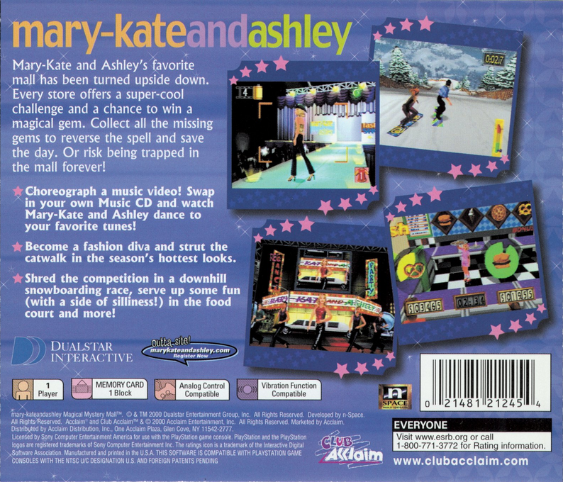 Mary-kate And Ashley - Magical Mystery Mall — box-2D-back (US)