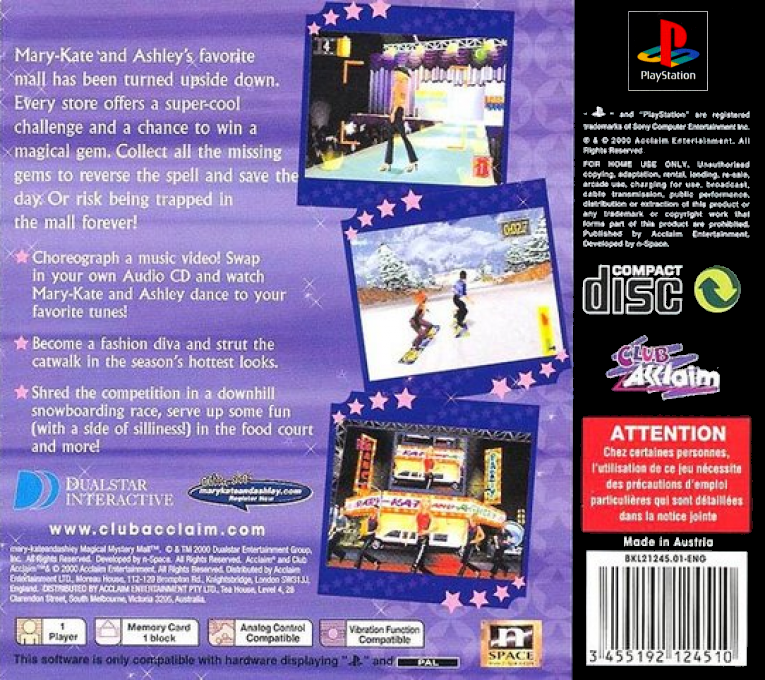 Mary-kate And Ashley - Magical Mystery Mall — box-2D-back (EU)