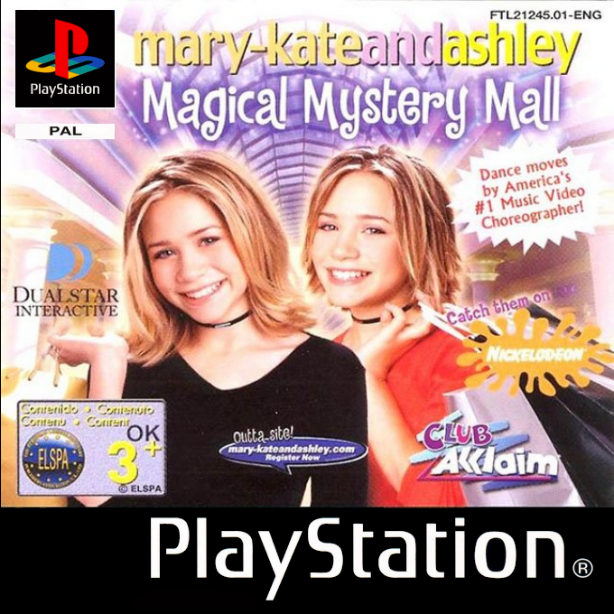 Mary-kate And Ashley - Magical Mystery Mall — box-2D (EU)