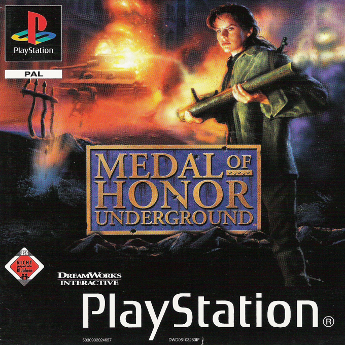 Medal Of Honor - Underground — box-2D (DE)