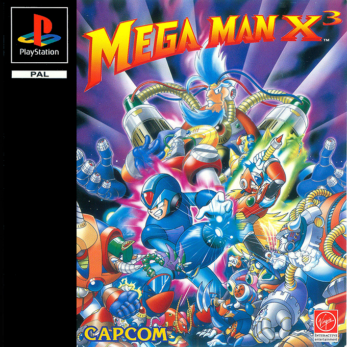 Mega Man X3 box art