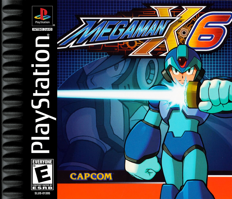 Mega Man X6 box art