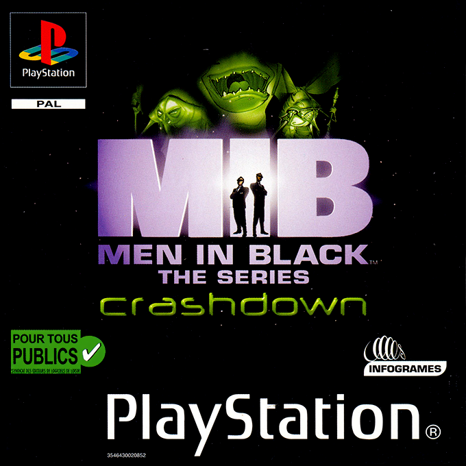 Men In Black - The Series - Crashdown — box-2D (FR)