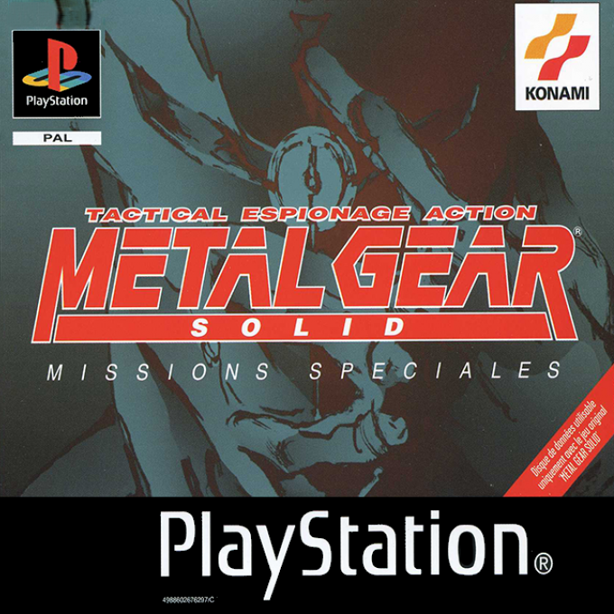 Metal Gear Solid - Vr Missions — box-2D (FR)