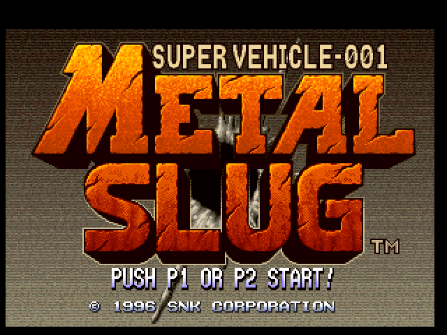 Metal Slug - Super Vehicle-001 — sstitle (JP)