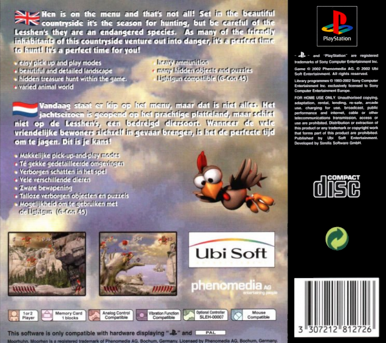 Moorhen 3 - Chicken Chase — box-2D-back (EU)