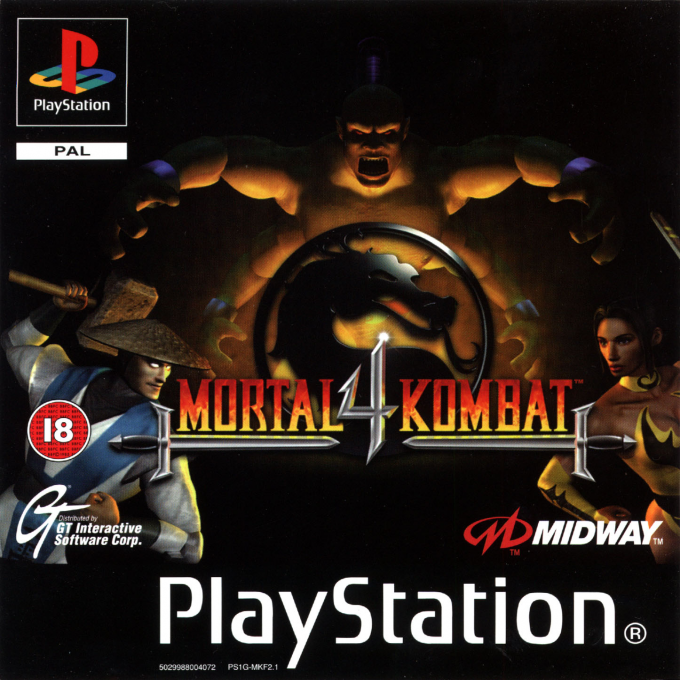 Mortal Kombat 4 — box-2D (EU)