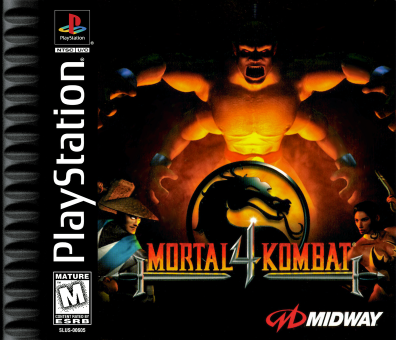 Mortal Kombat 4 box art
