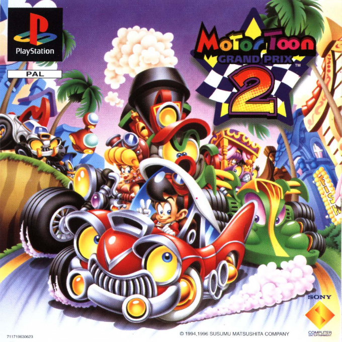 Motor Toon Grand Prix 2 box art