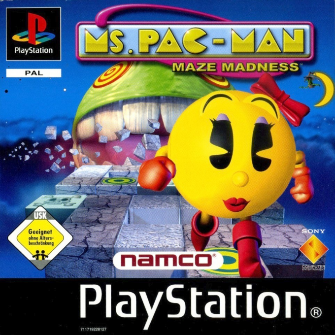 Ms. Pac-man - Maze Madness — box-2D (DE)