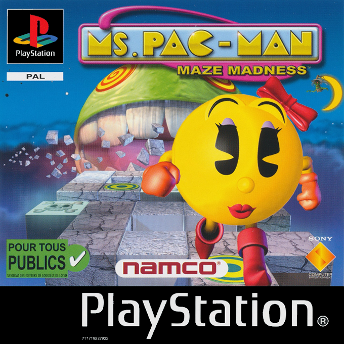 Ms. Pac-man - Maze Madness — box-2D (FR)