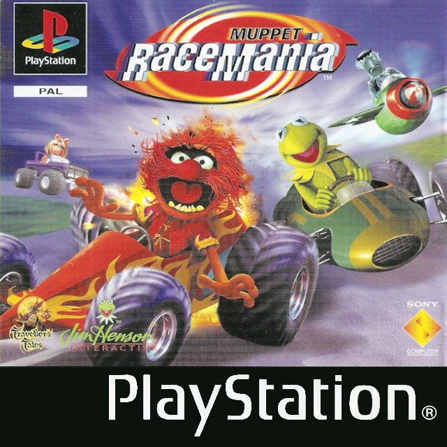 Muppet Racemania — box-2D (UK)