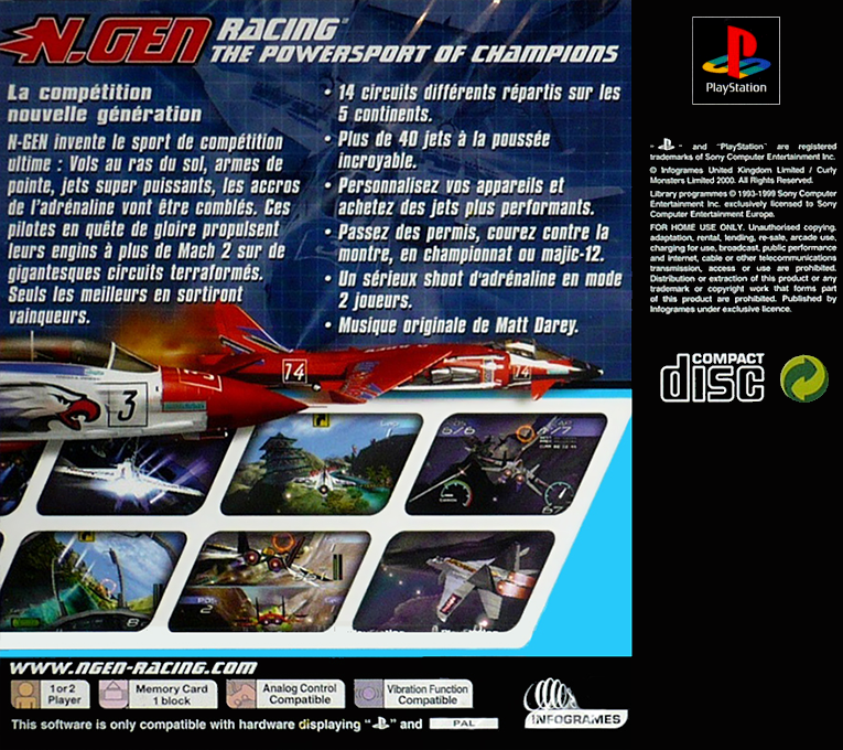 N-gen Racing — box-2D-back (FR)