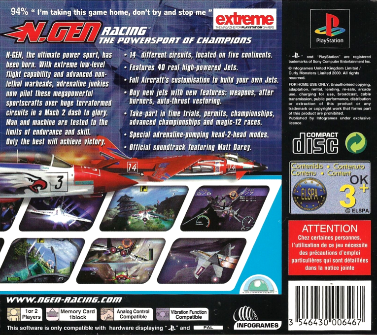 N-gen Racing — box-2D-back (EU)