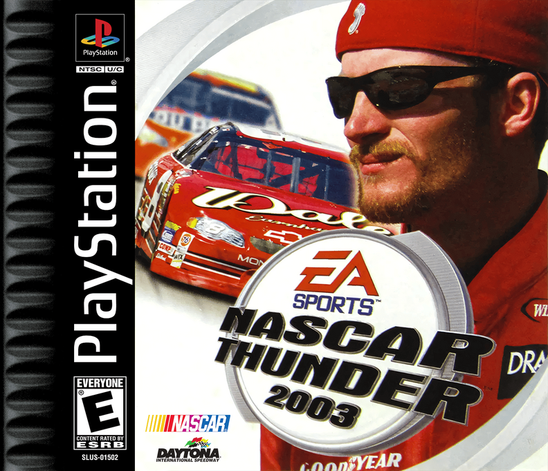 NASCAR Thunder 2003 box art