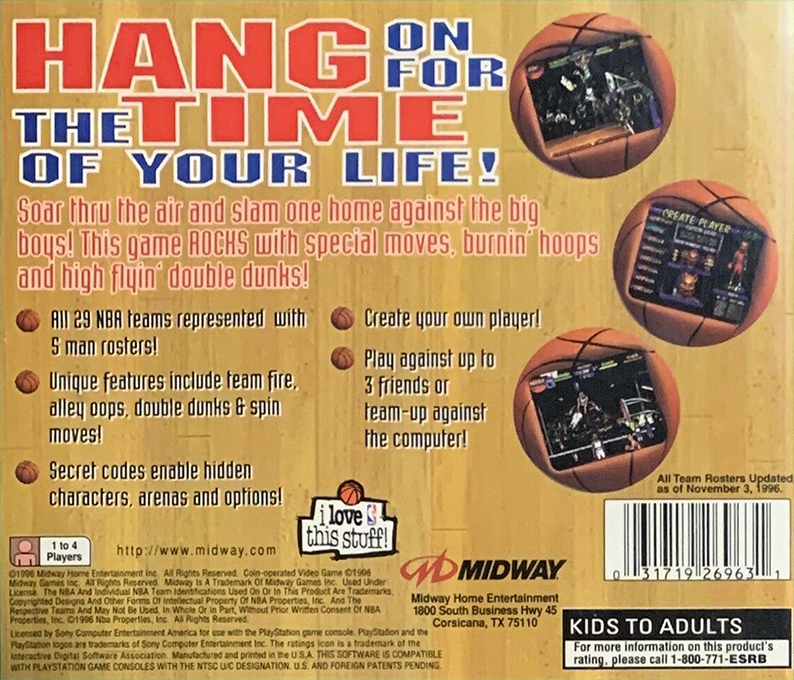 Nba Hangtime — box-2D-back (US)