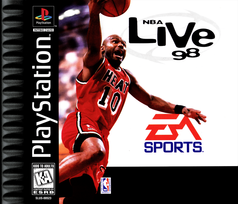NBA Live 98 box art