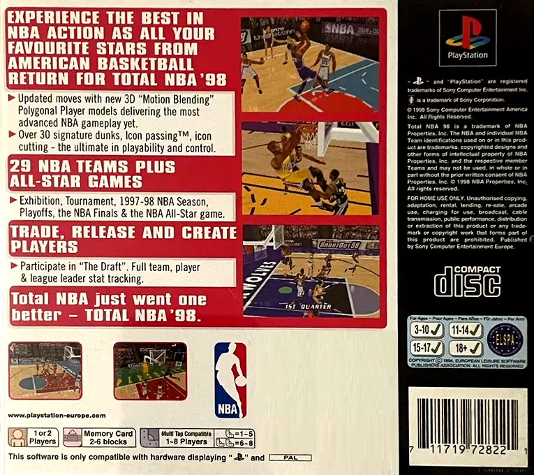 Total Nba 98 — box-2D-back (EU)