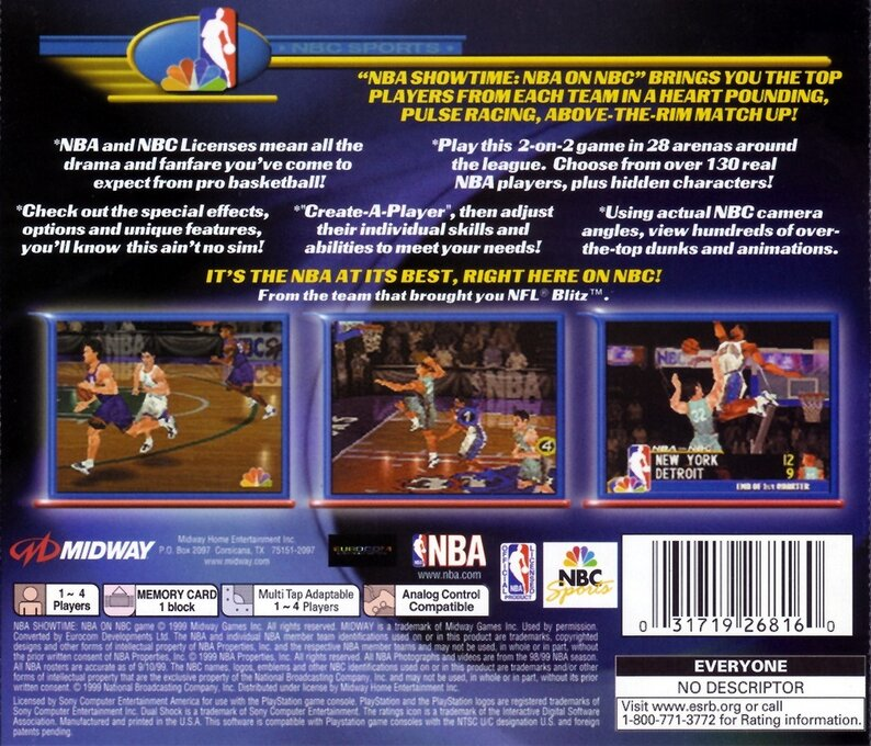 Nba Showtime — box-2D-back (US)