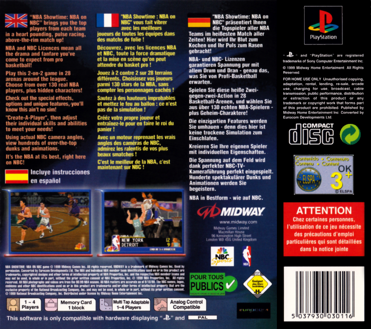 Nba Showtime — box-2D-back (EU)