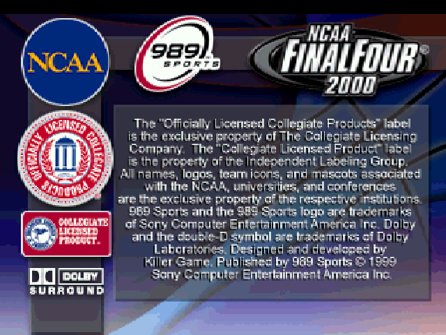Ncaa Final Four 2000 — sstitle (US)