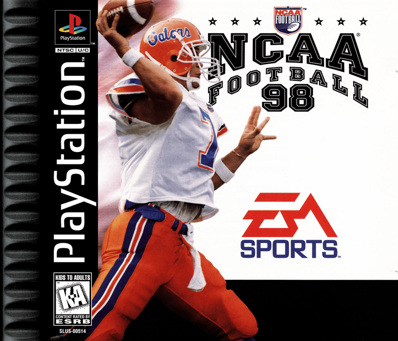 Ncaa Football 98 box art