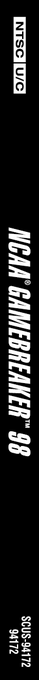 NCAA Gamebreaker 98 — box-2D-side (US)