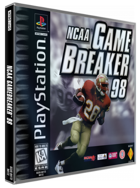 NCAA Gamebreaker 98 — box-3D (US)