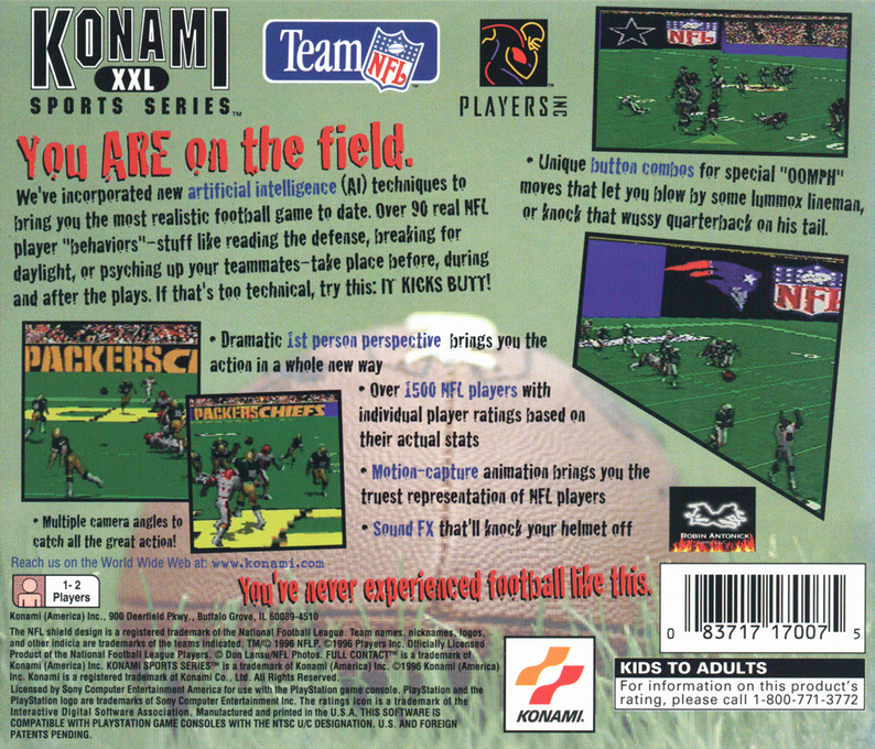 Nfl Full Contact — box-2D-back (US)