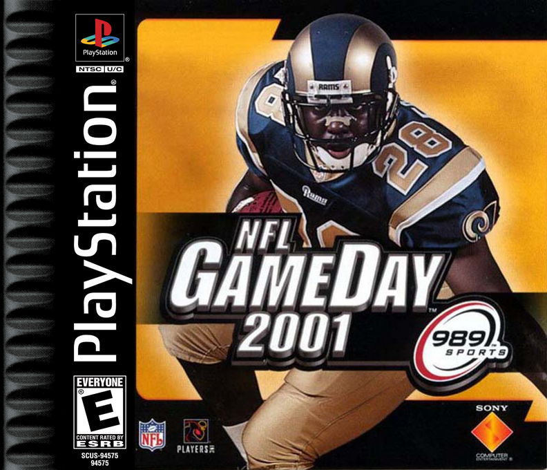 Nfl Gameday 2001 box art