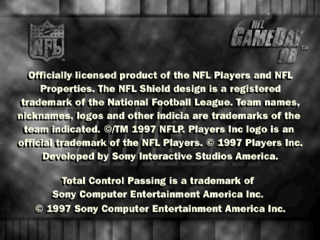 Nfl Gameday 98 — sstitle (US)